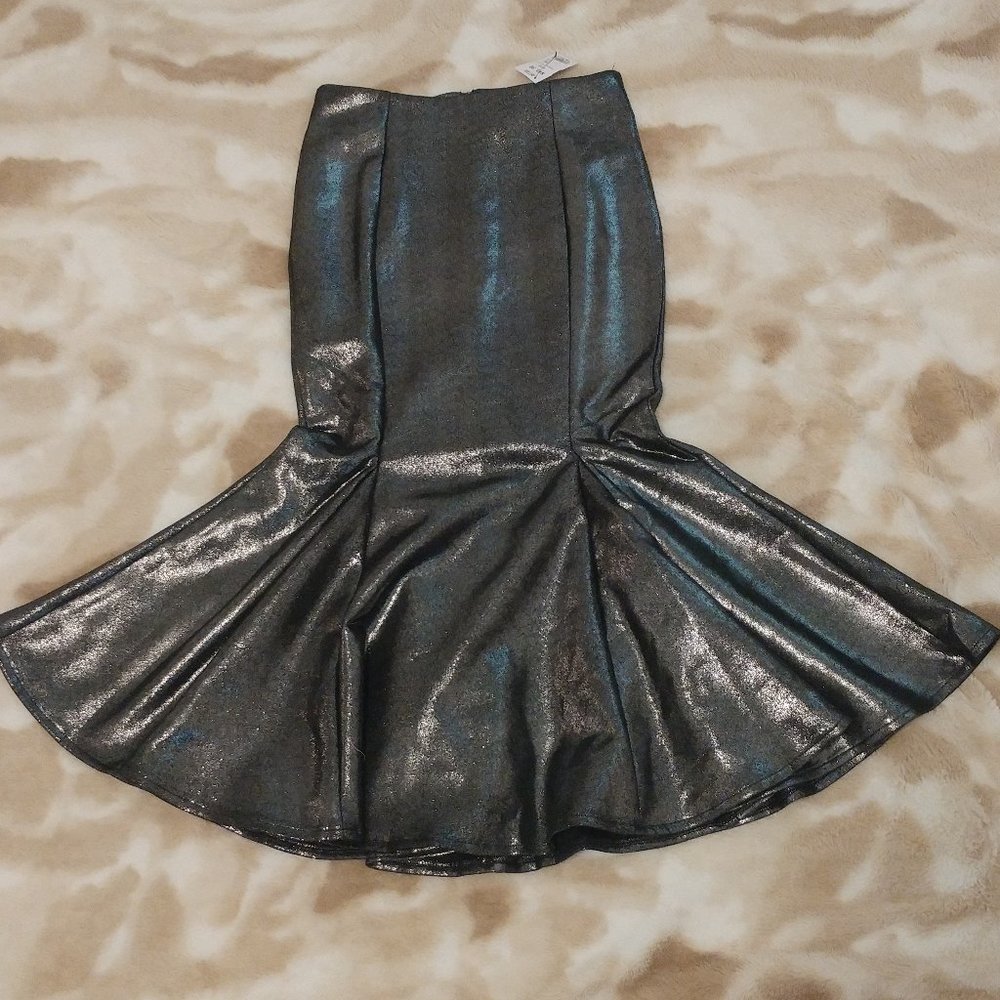 Carnaval Peplum Ruffle Midi Skirt - Picture 4 of 8